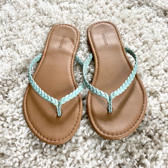 Turquoise sandals - Picture 3 of 3